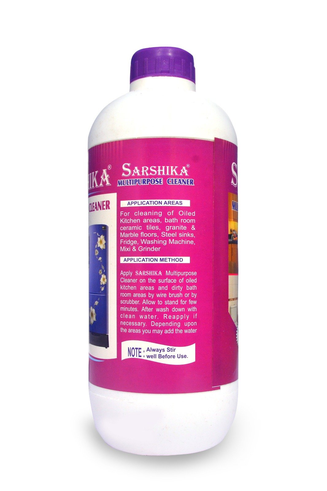 Multipurpose Cleaner - back view